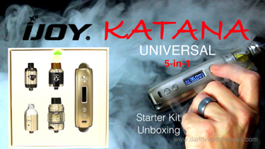 iJoy Katana Universal Starter Kit Unboxing